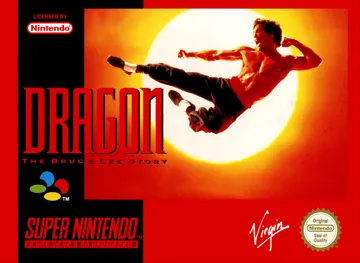 Dragon - The Bruce Lee Story (Europe) box cover front